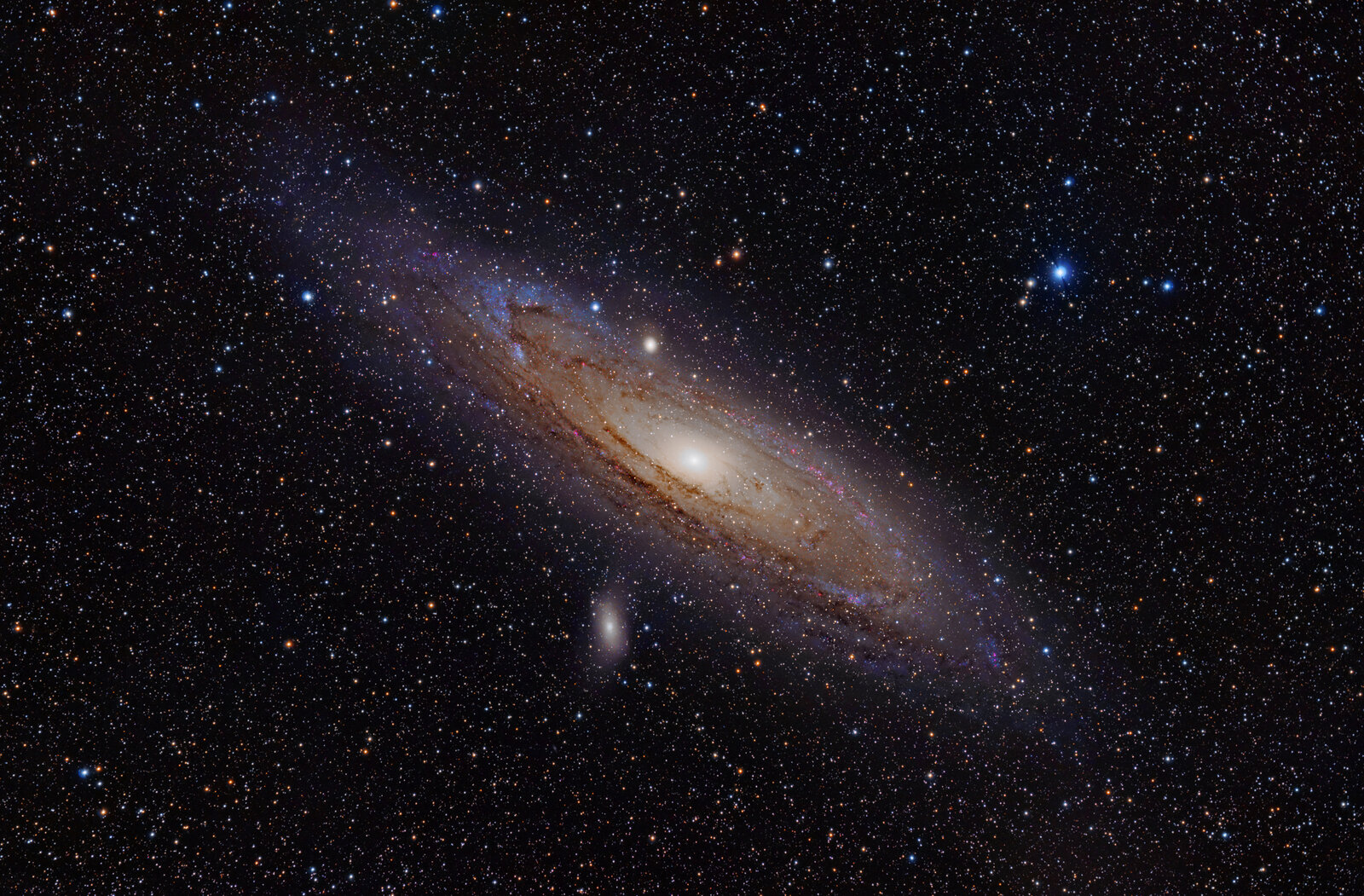 The Andromeda Galaxy in full color