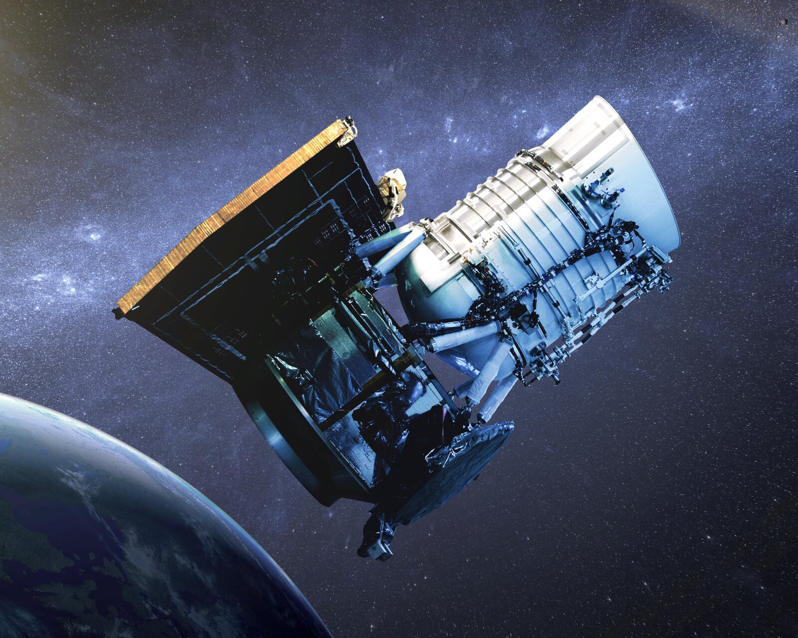 WISE spacecraft artist concept