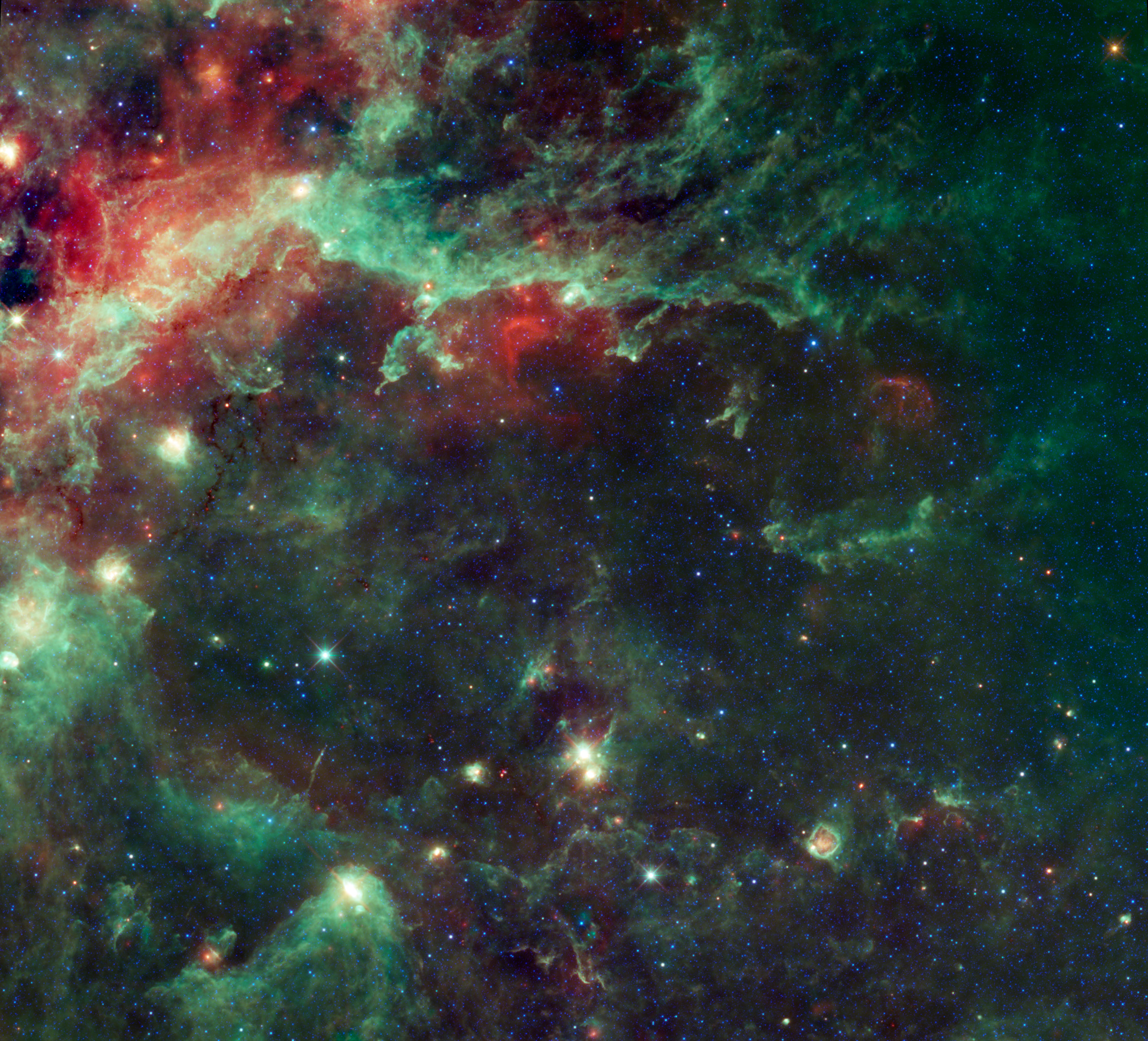 Star formation nebula