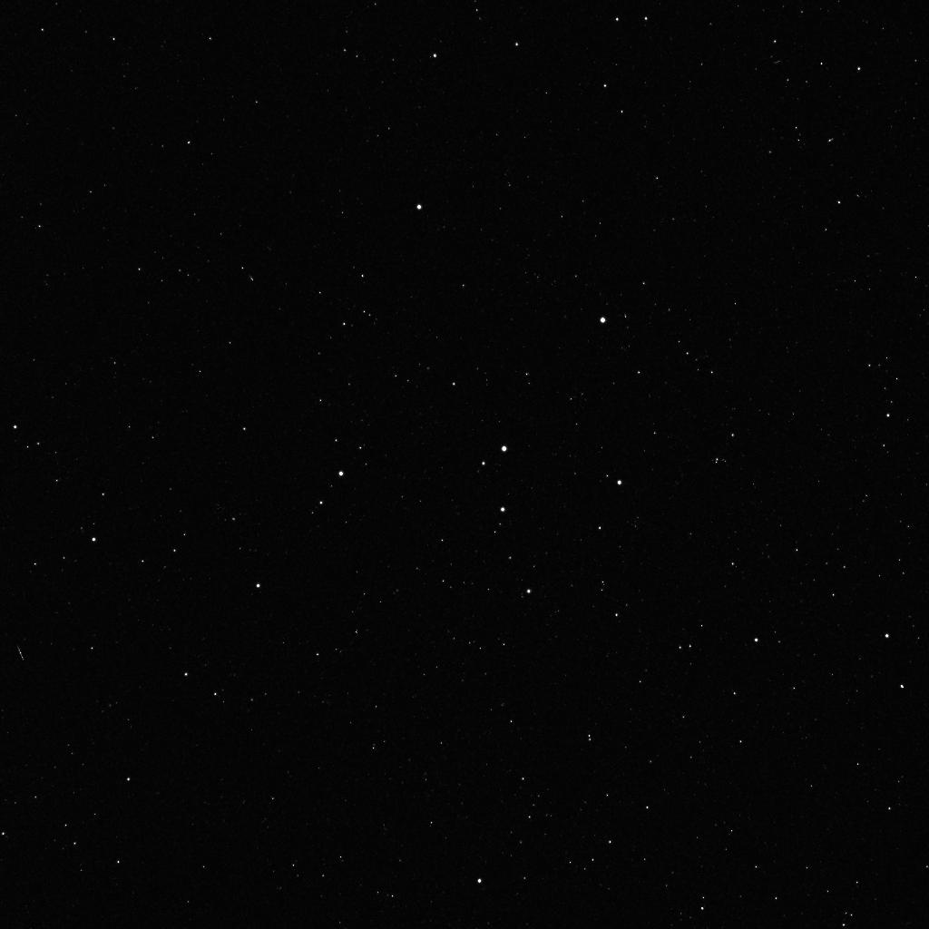 Star field in Cepheus constellation