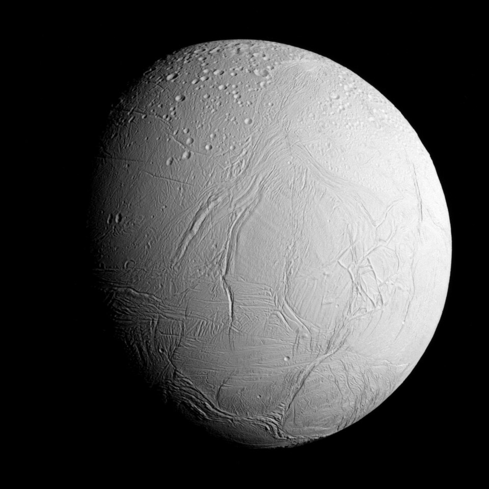 Enceladus, moon of Saturn