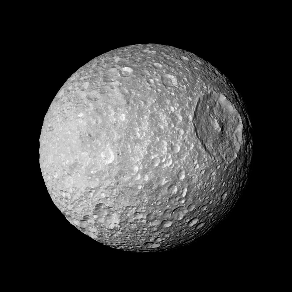 Mimas, moon of Saturn