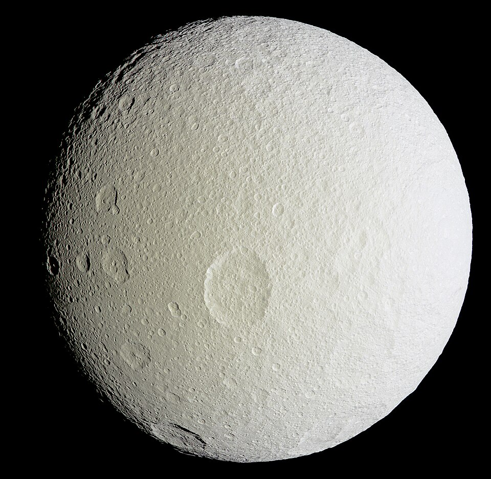 Tethys, moon of Saturn