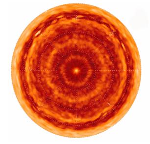 Saturn's hexagonal north pole
