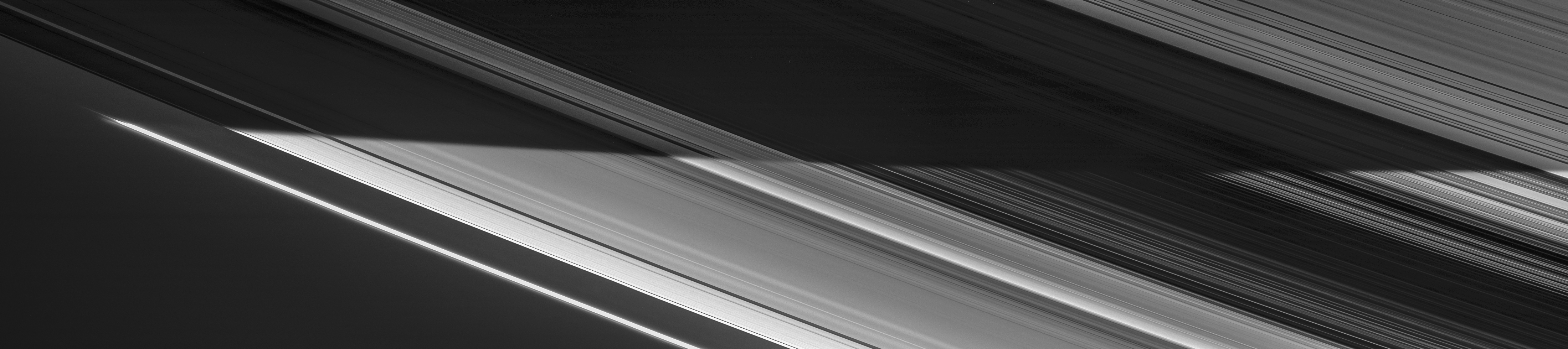 Saturn and its ring system photographed by Cassini