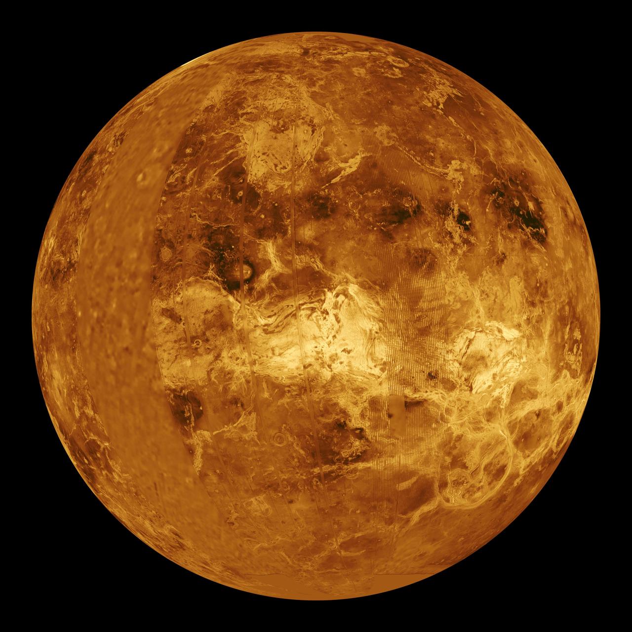 Venus surface — Magellan radar