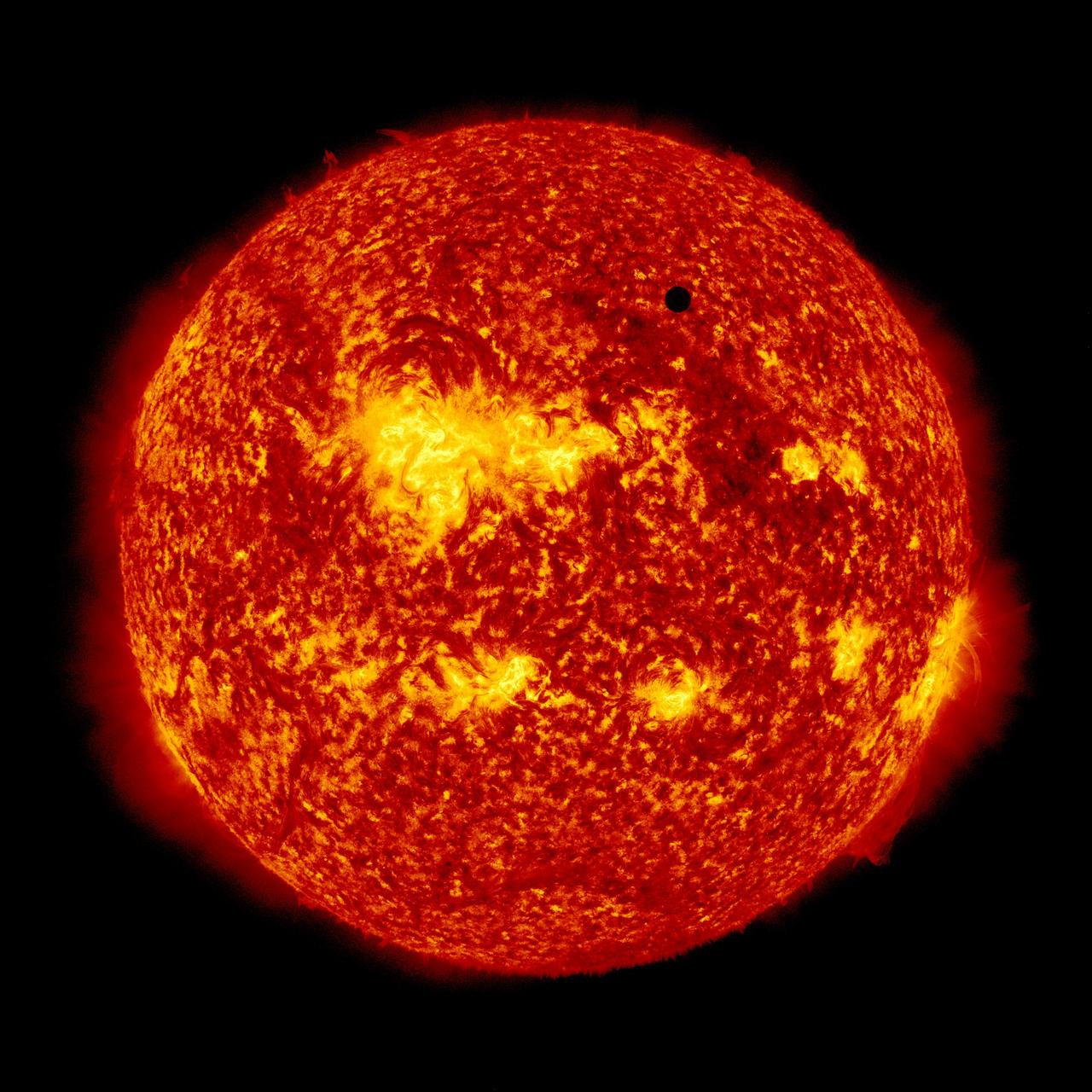 Venus transit across the Sun — SDO