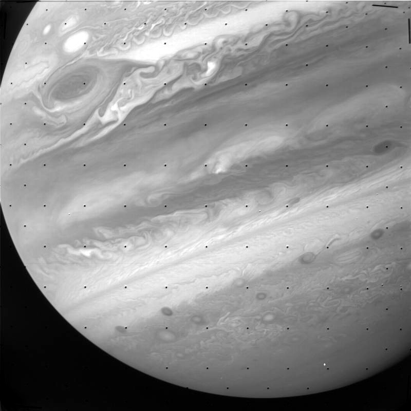Jupiter imaged by Voyager 1