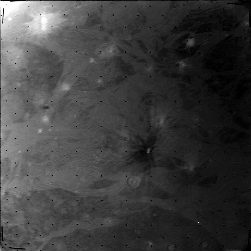 Ganymede imaged by Voyager 1