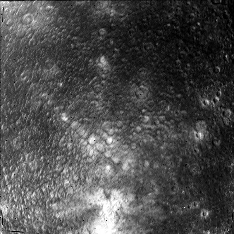 Callisto imaged by Voyager 1
