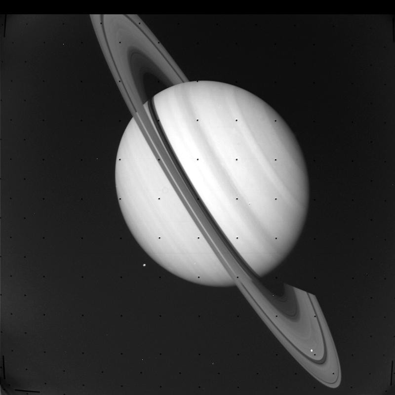 Saturn imaged by Voyager 1