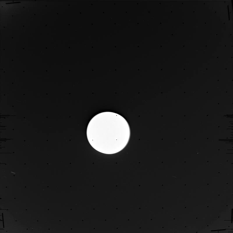 Neptune imaged by Voyager 2