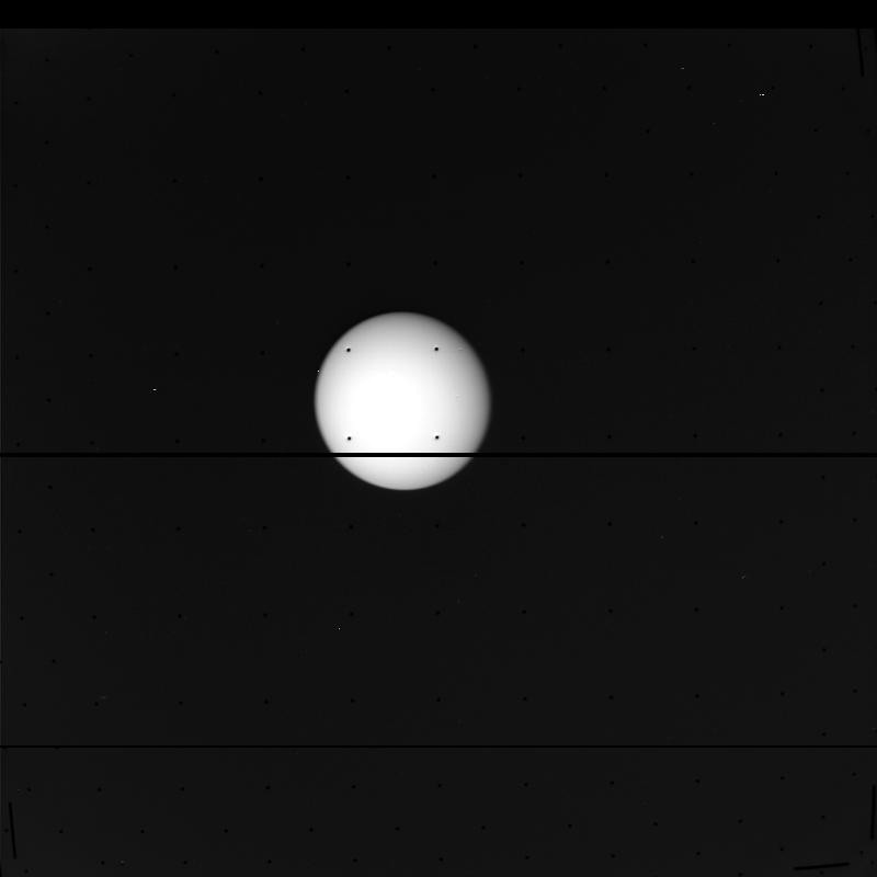 Uranus imaged by Voyager 2