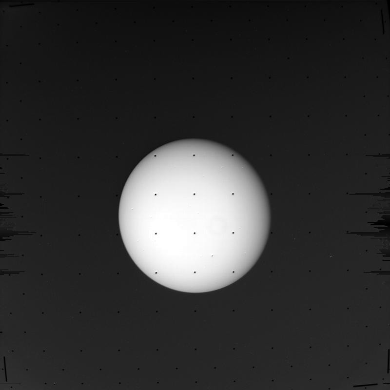 Uranus imaged by Voyager 2