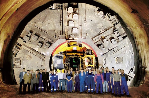 Tunnel Boring Machine Interior