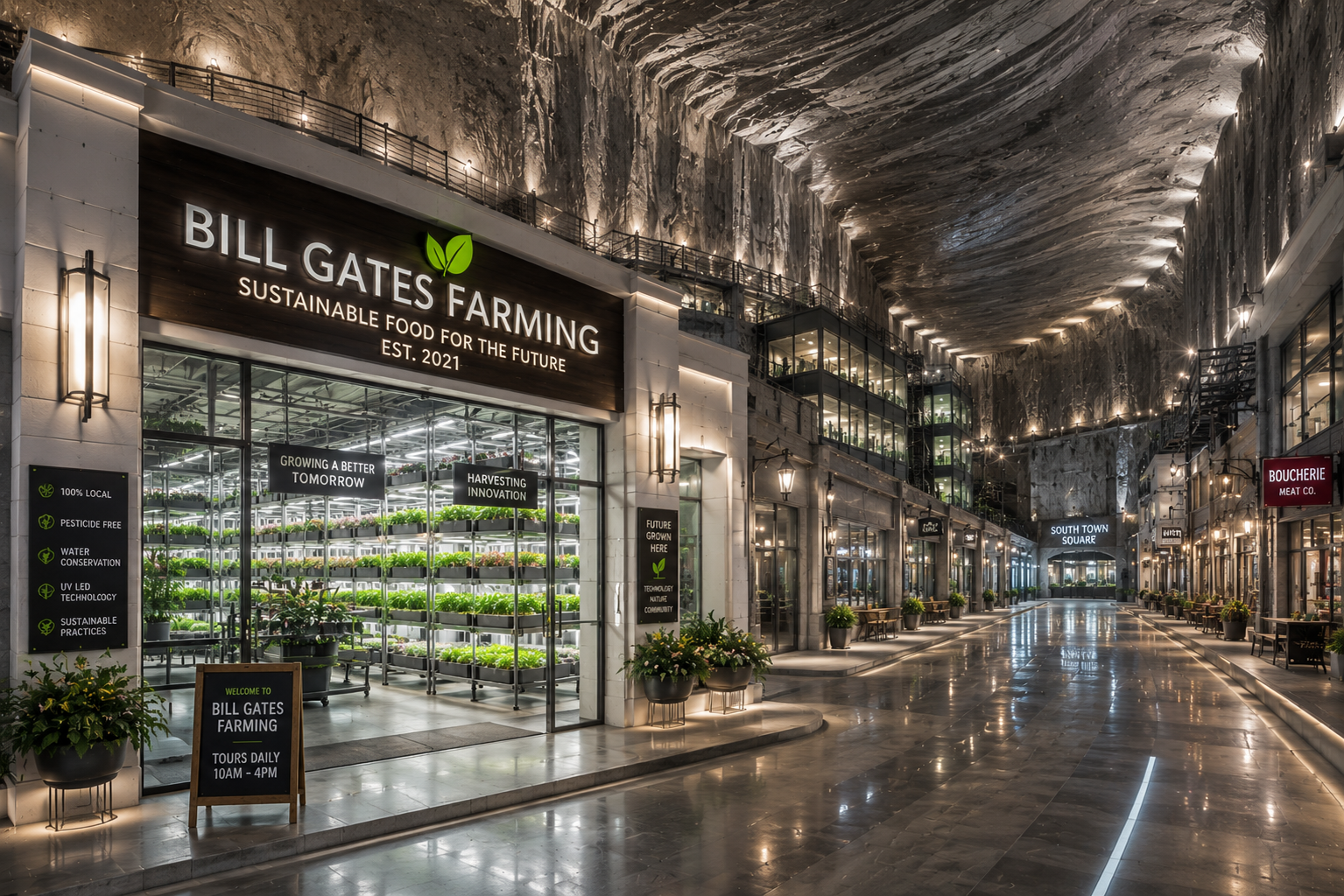Bill Gates Underground Farming