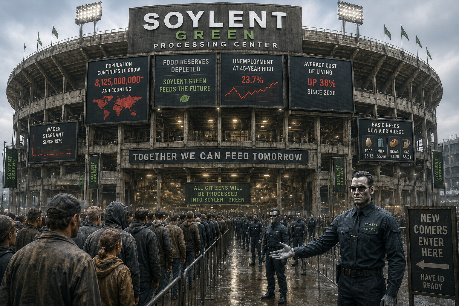Soylent Processing: The Stadium Solution