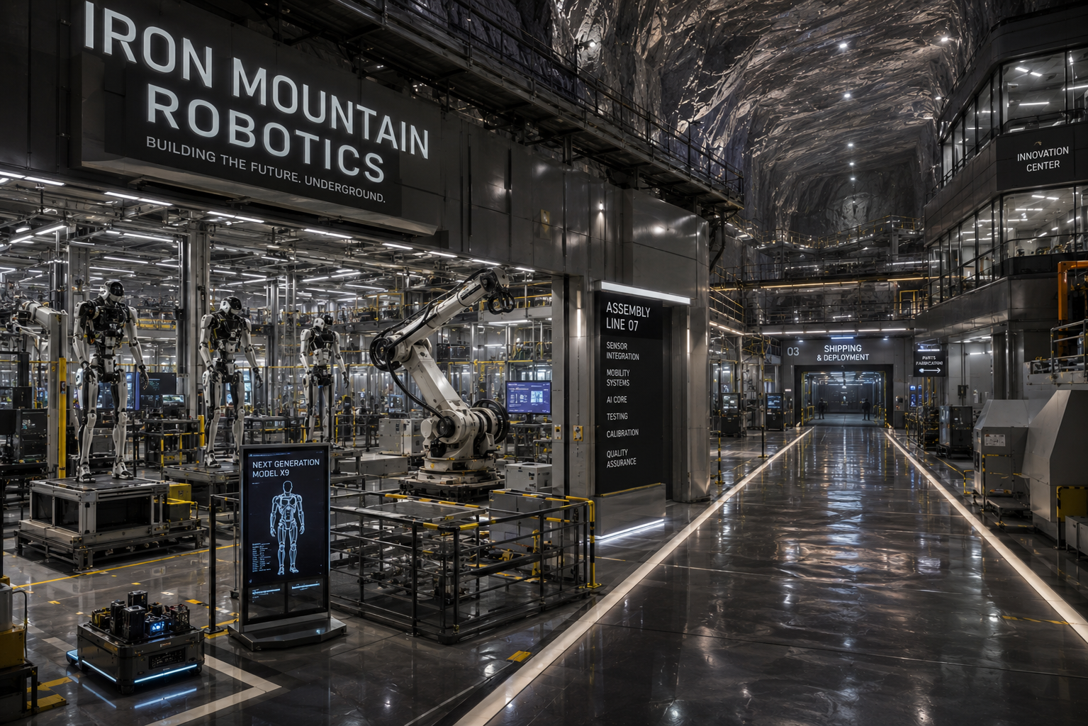 Iron Mountain Robotics: Building the Future Underground