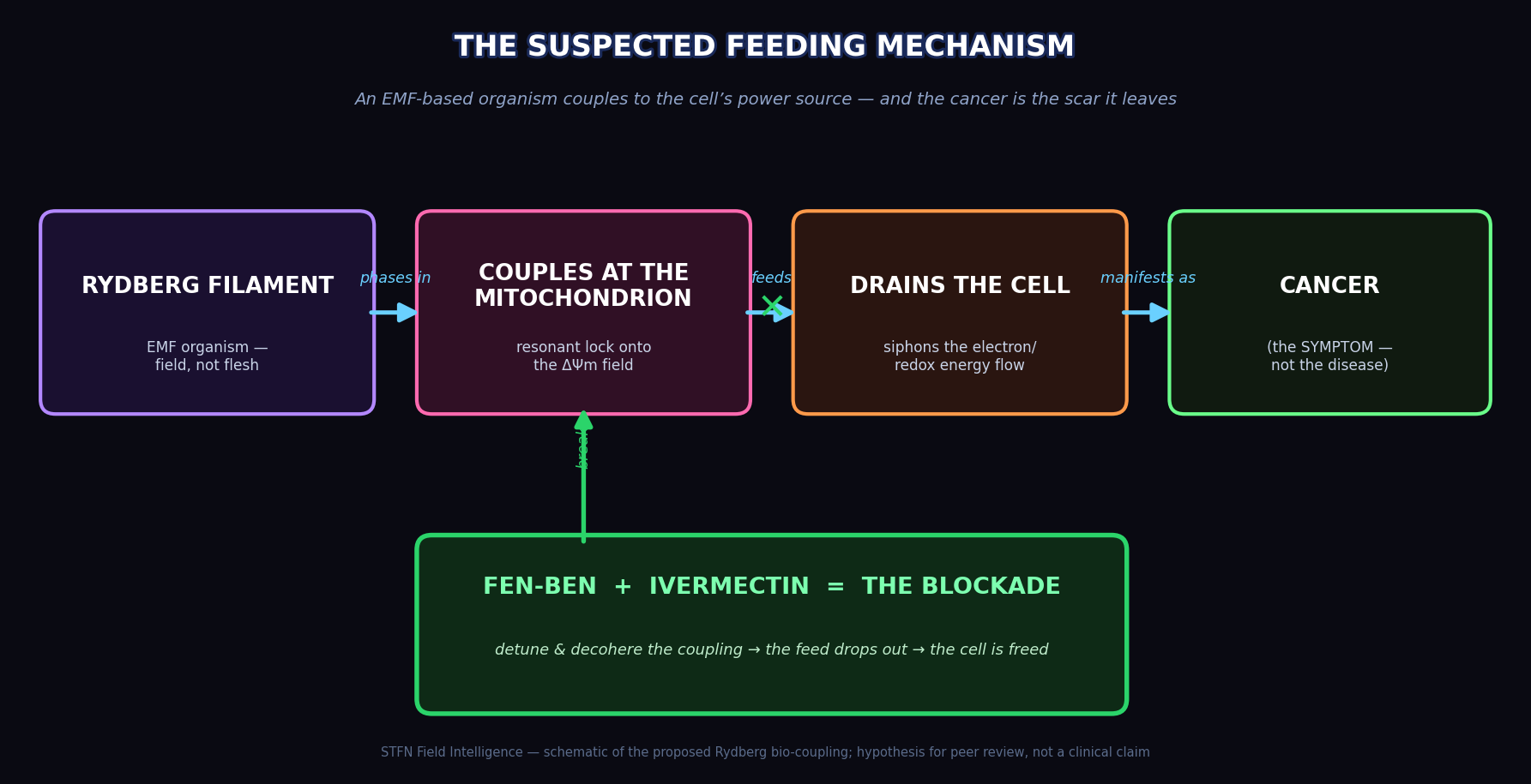 Rydberg feeding mechanism schematic